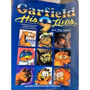 Garfield: His 9 Lives by Jim Davis Vintage 1984 First Edition
